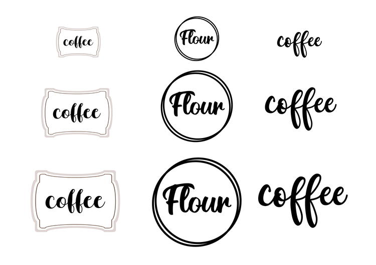 Pantry Labels