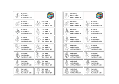 Address labels