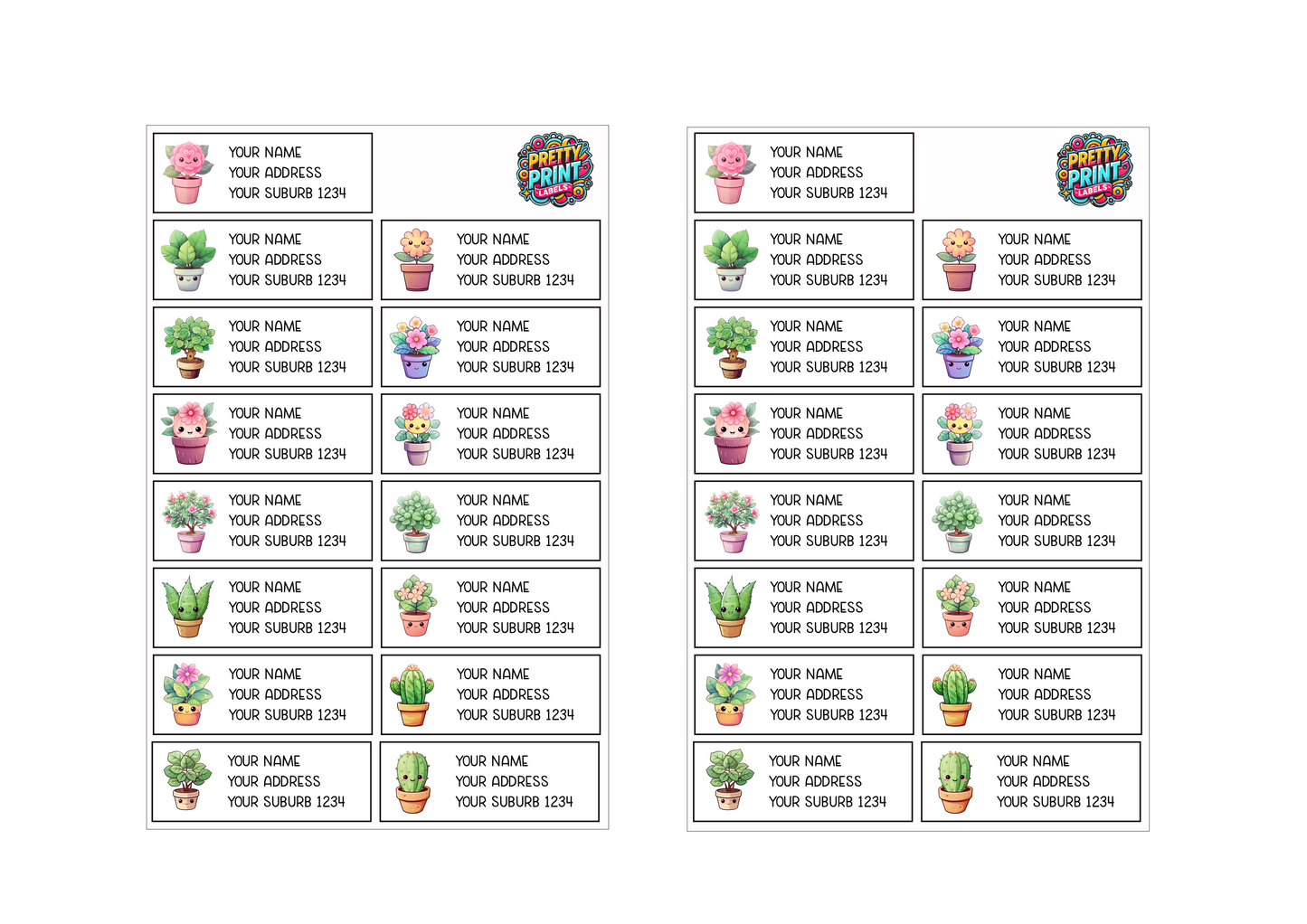 Address labels