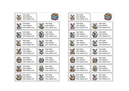 Address labels