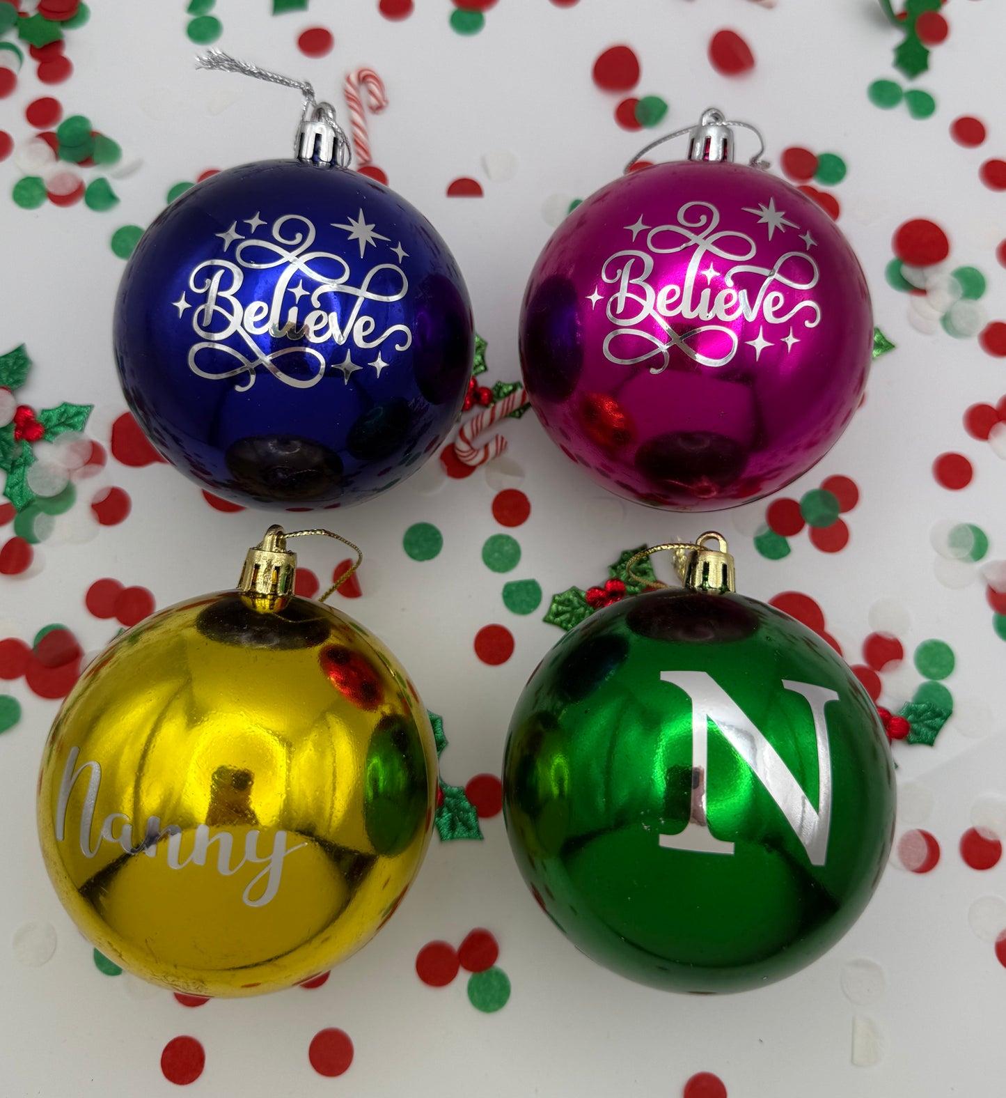 Personalised Initial and Name Ornament