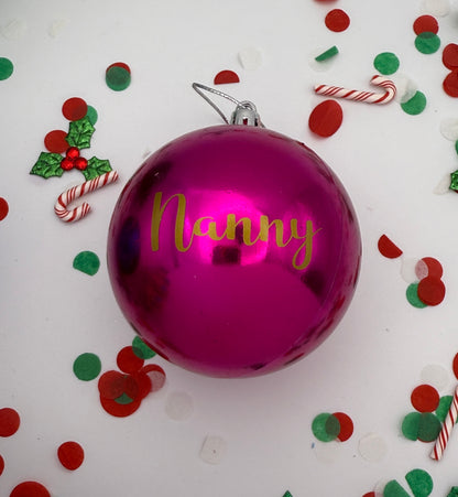 Personalised Initial and Name Ornament