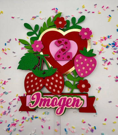 Large 3D cake topper