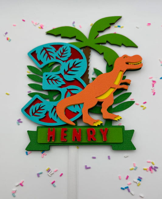 Large 3D cake topper
