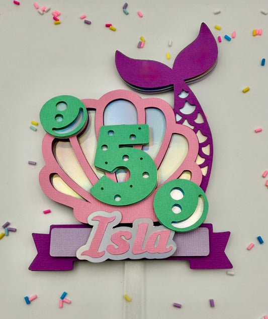 Small 3D Cake Topper