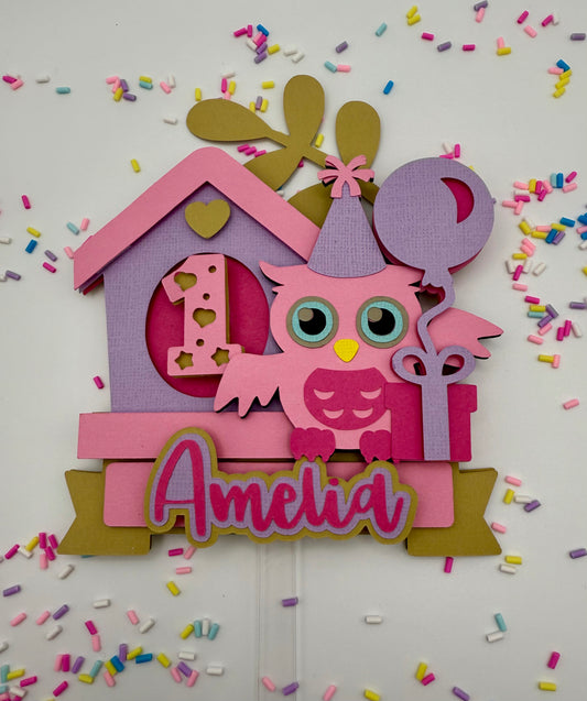 Small 3D Cake Topper