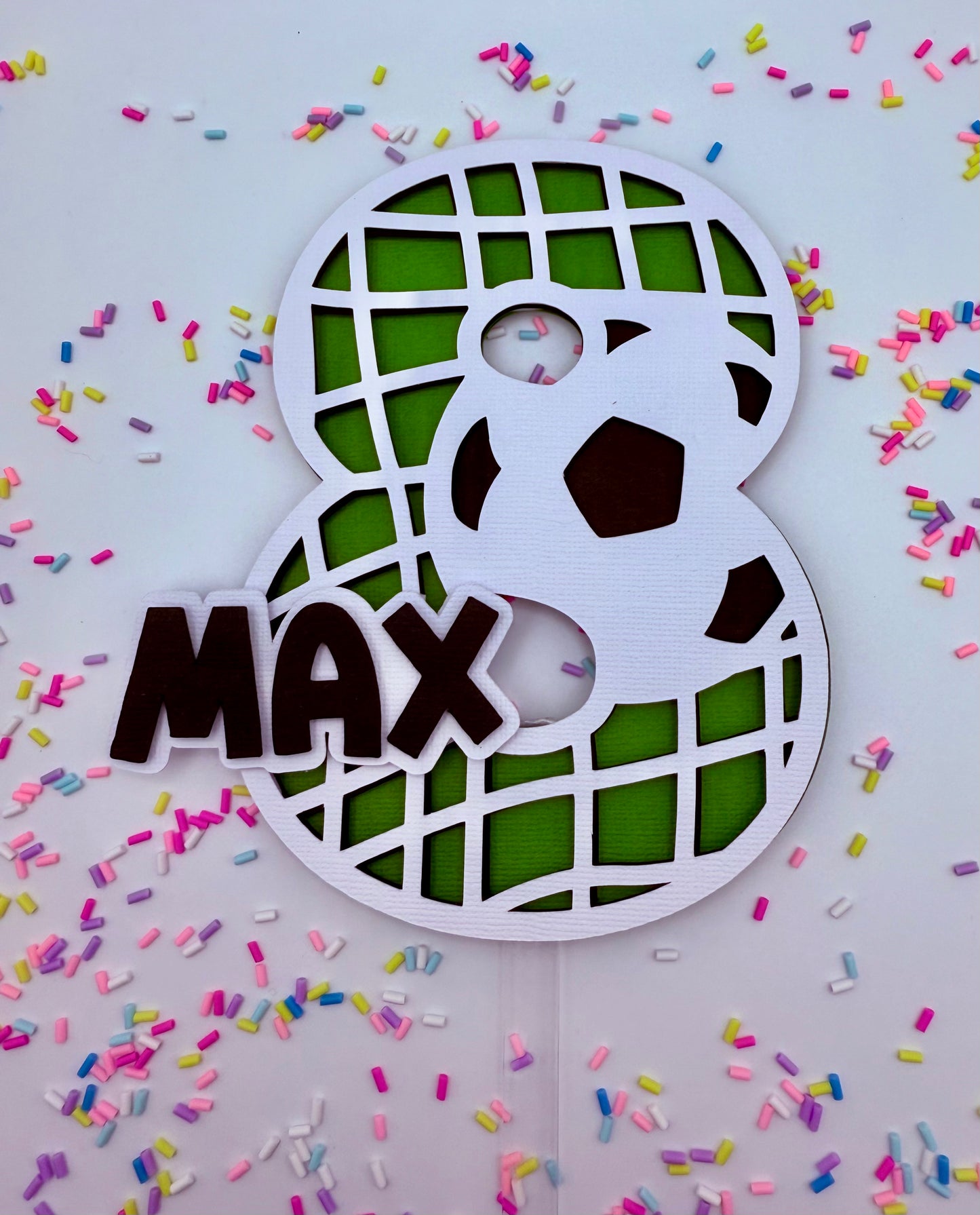 Small 3D Cake Topper